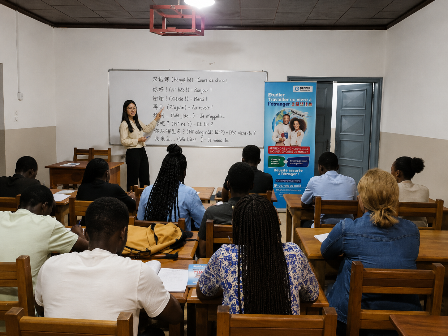 Cours de mandarin au Cameroun